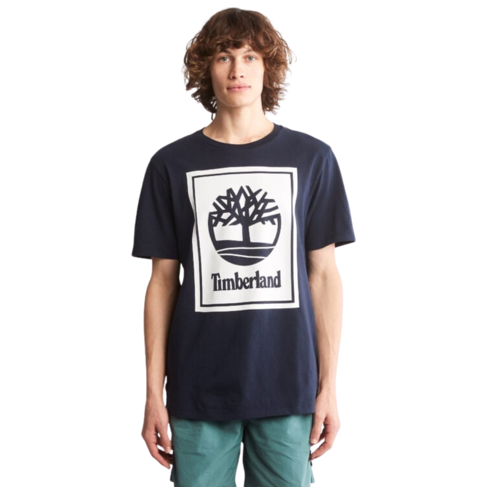 [NEW 2023] Timberland Áo Thun Unisex Front Stack Logo Tee TB0A6Q81