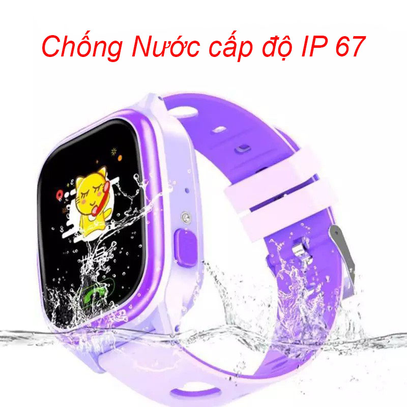 Đồng hồ thông minh trẻ em ANNCOE Y85S Pro nghe gọi nhăn tin định vị từ xa chống nước IP67 - Hàng Chính Hãng