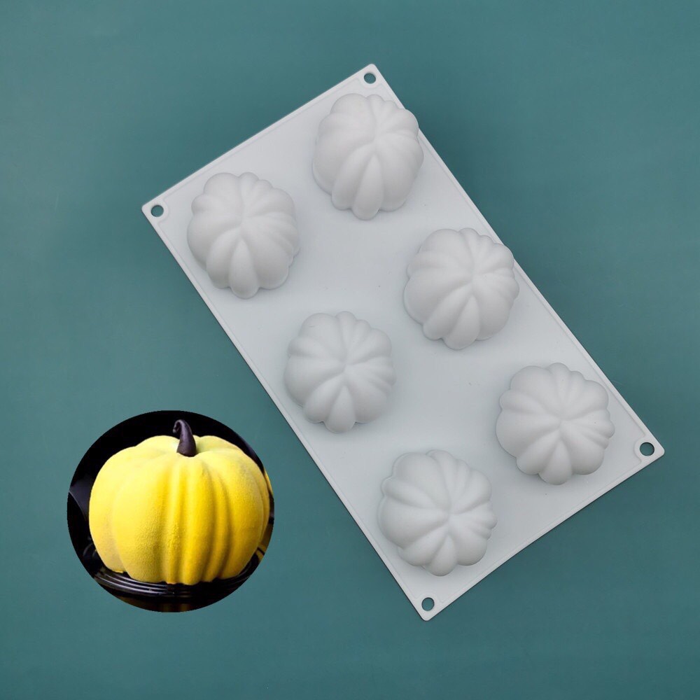 Khuôn silicon 6 bí ngô