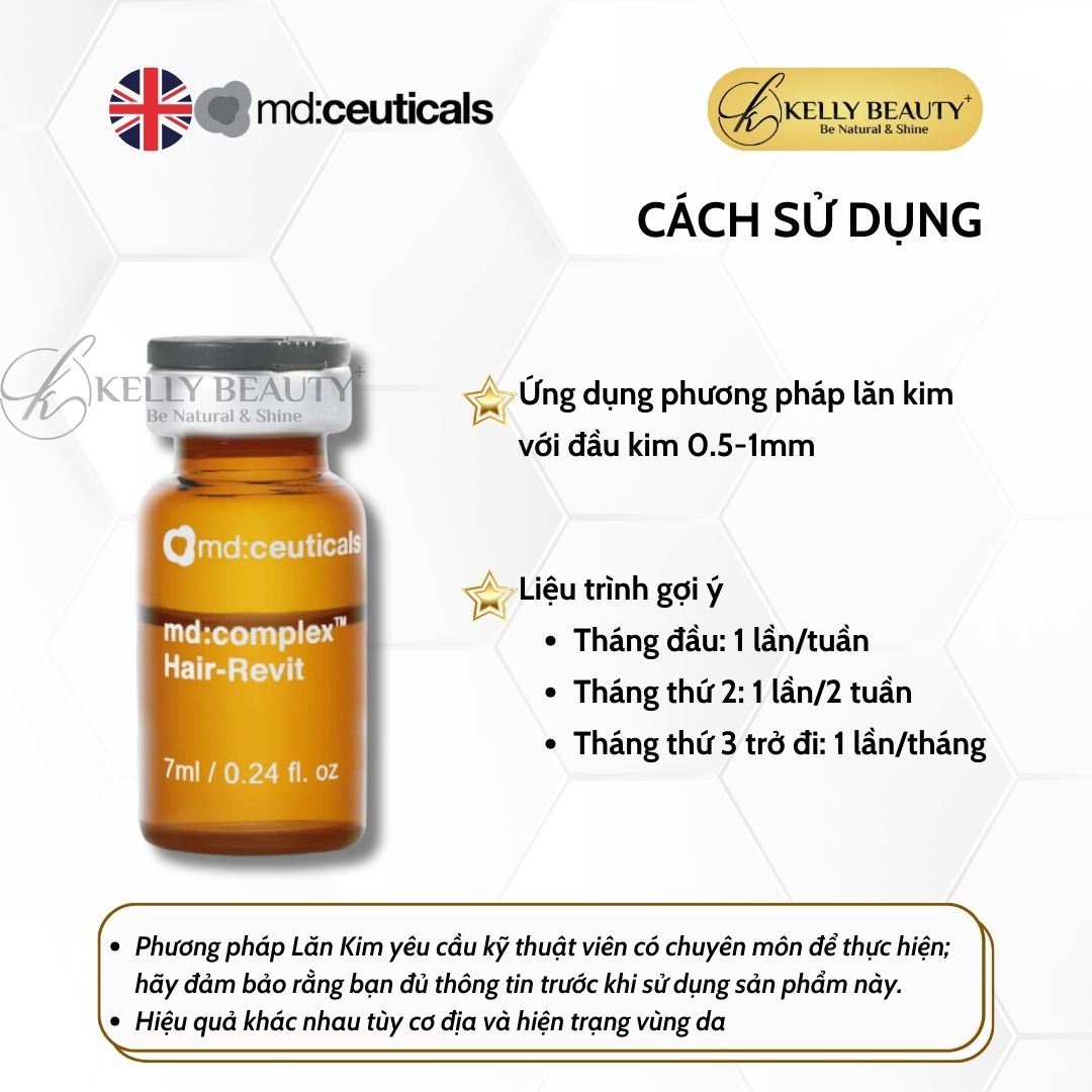 Tinh Chất Giảm Rụng Tóc, Kích Thích Mọc Tóc MD:COMPLEX Hair Revit CX - md:ceuticals | Kelly Beauty