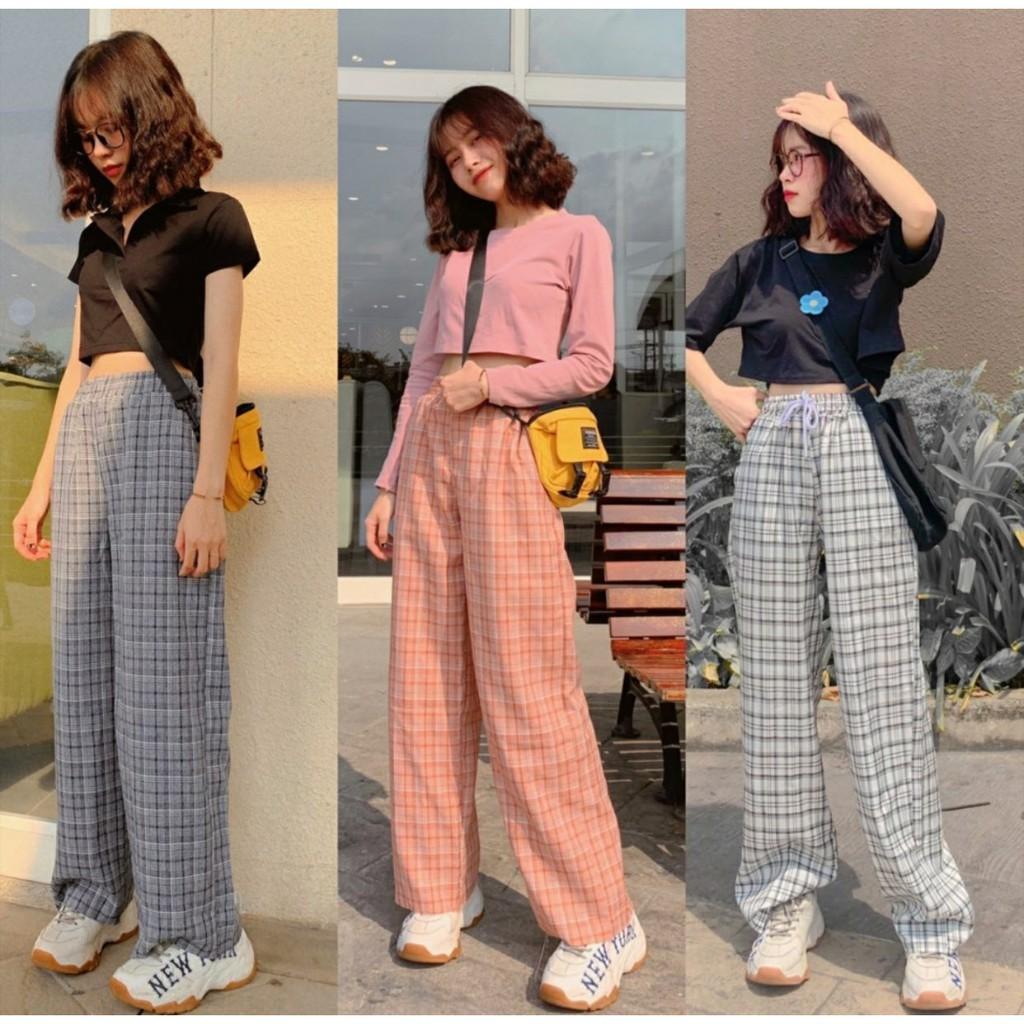 Quần Kẻ Caro Dáng Rộng Ulzzang Unisex (12 MÀU) - E01