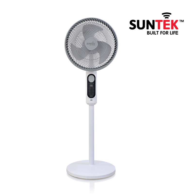 Quạt Năng Lượng Mặt Trời SUNTEK SF-F8 30W - 12 giờ sử dụng | Đảo chiều 360 độ | Có đèn ngủ đuổi muỗi | Sạc dự phòng USB - Hàng Chính Hãng - Bảo hành 2 năm