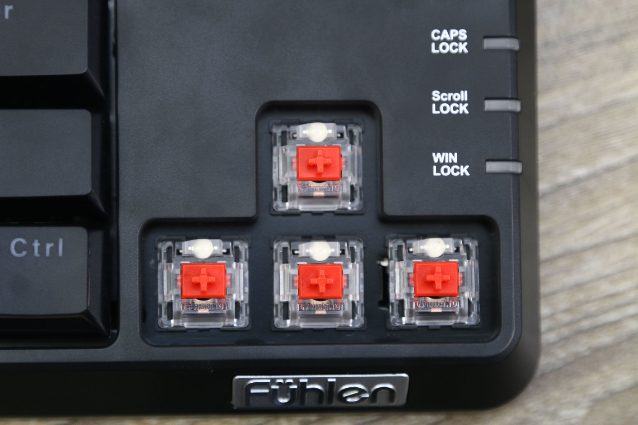 Bàn phím cơ Fuhlen M87s RGB switch Red - Hàng chính hãng