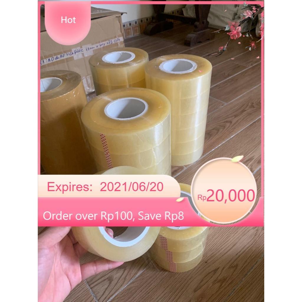 Băng keo dán thùng 48mm lõi 5cm – Băng dính đóng hàng siêu chắc – 100 Yard – Giá sỉ