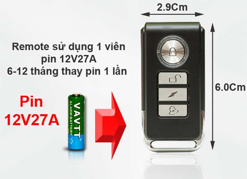 CÔNG TẮC TỪ CHỐNG TRỘM KÈM REMOTE KM-C05