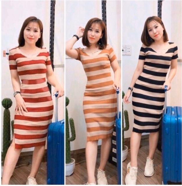 Váy len body có khoá cho con ti sml 40-60kg