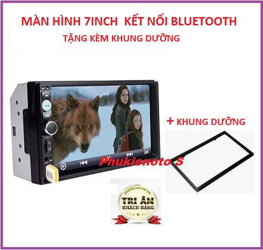 ( TẶNG KÈM MẶT DƯỠNG) Màn hình ô tô mp5 cảm ứng 7 inch giá rẻ đa chức năng, FULL HD, âm thanh, hình ảnh sắc nét