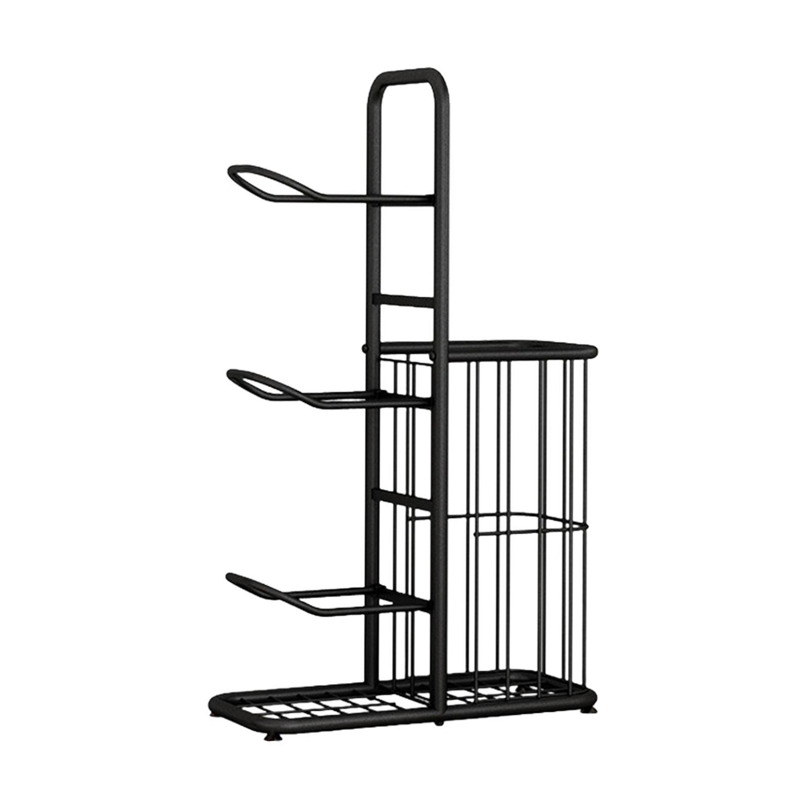 Metal Ball Storage Holder Freestanding Basketball Storage Rack for Soccer