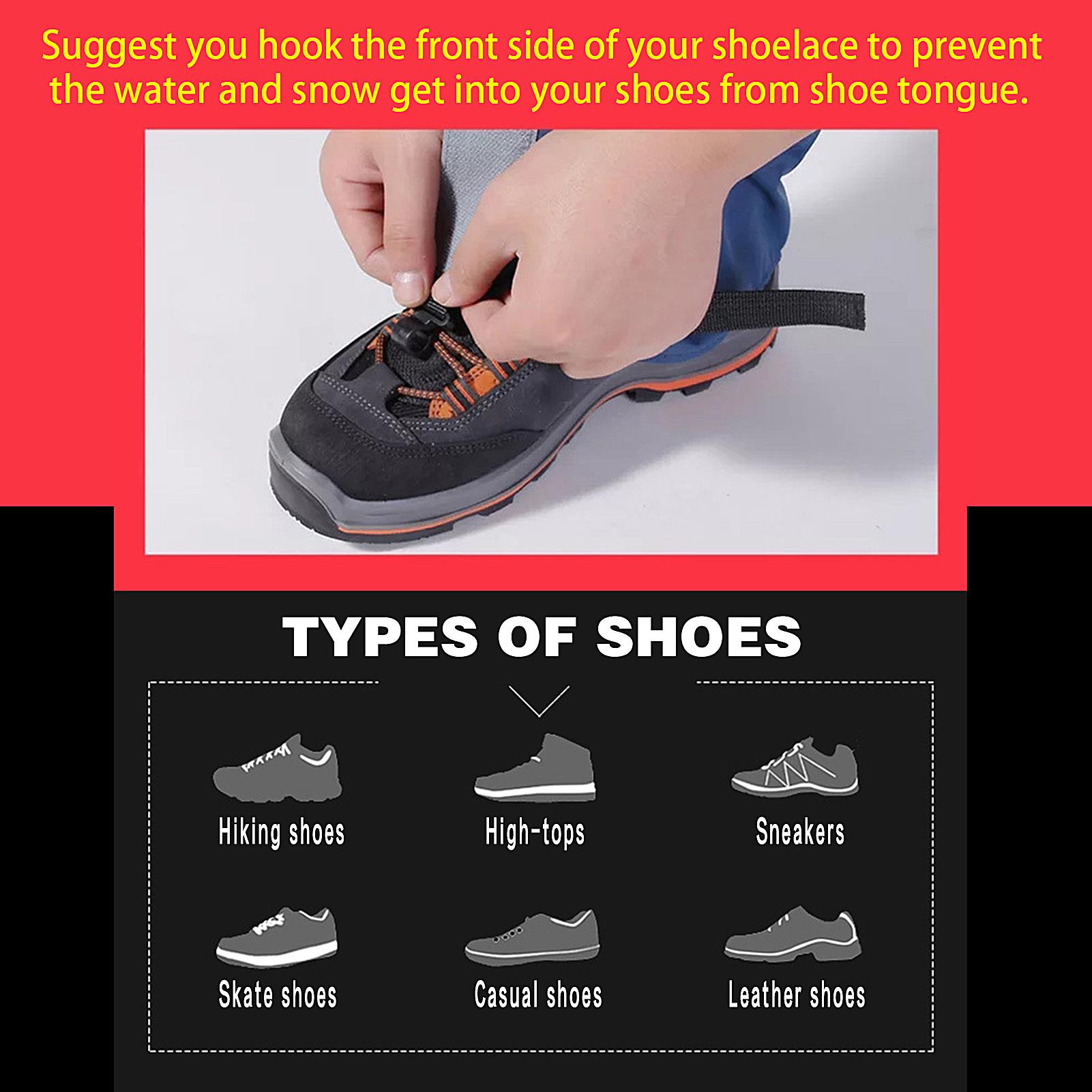 Giày Gaiters dành cho trượt tuyết Đi bộ đường dài Trượt tuyết ngoài trời chống thấm nước