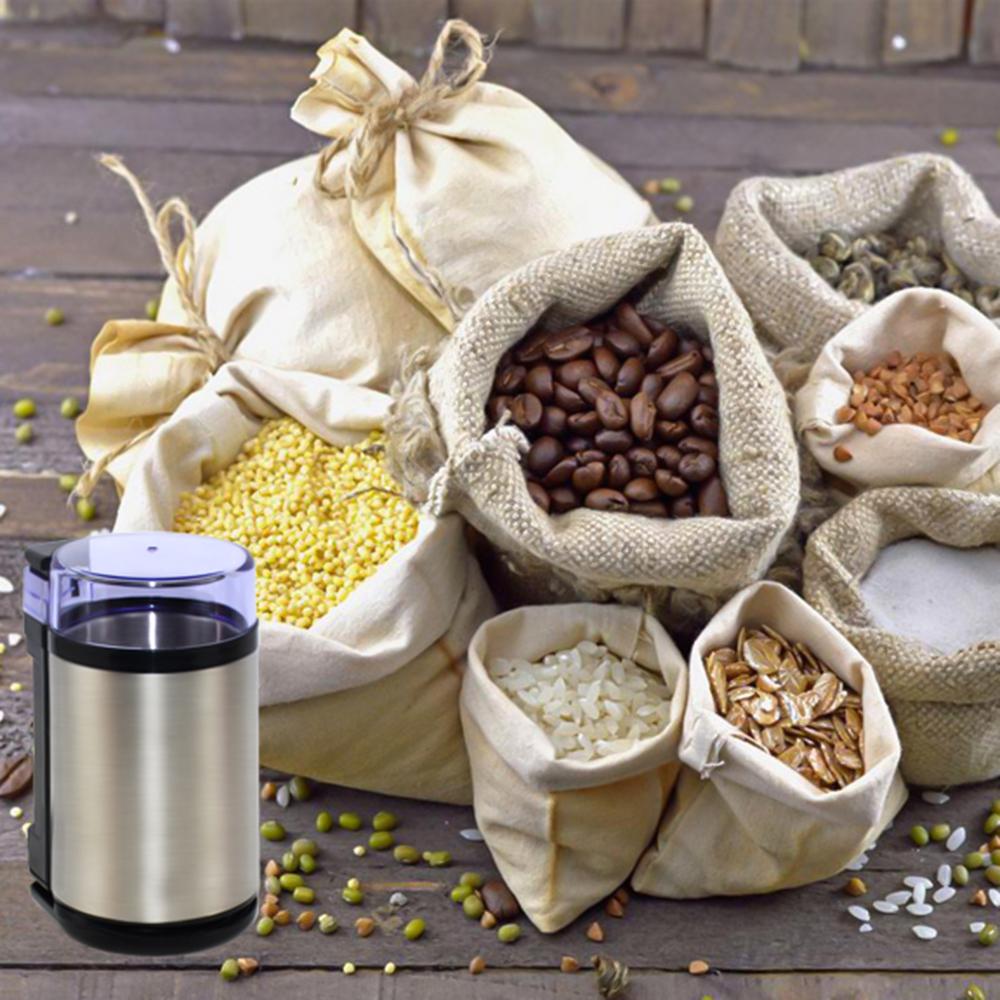 Grinder Mini Stainless Steel Electric Herb Pulverizer 180W High Power 10 S Quick Grinding Ultrafine Coffee Triturator