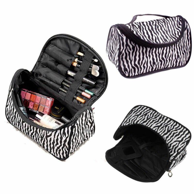 Women Large Makeup Bag Cosmetic Case Storage Handle Travel Organizer