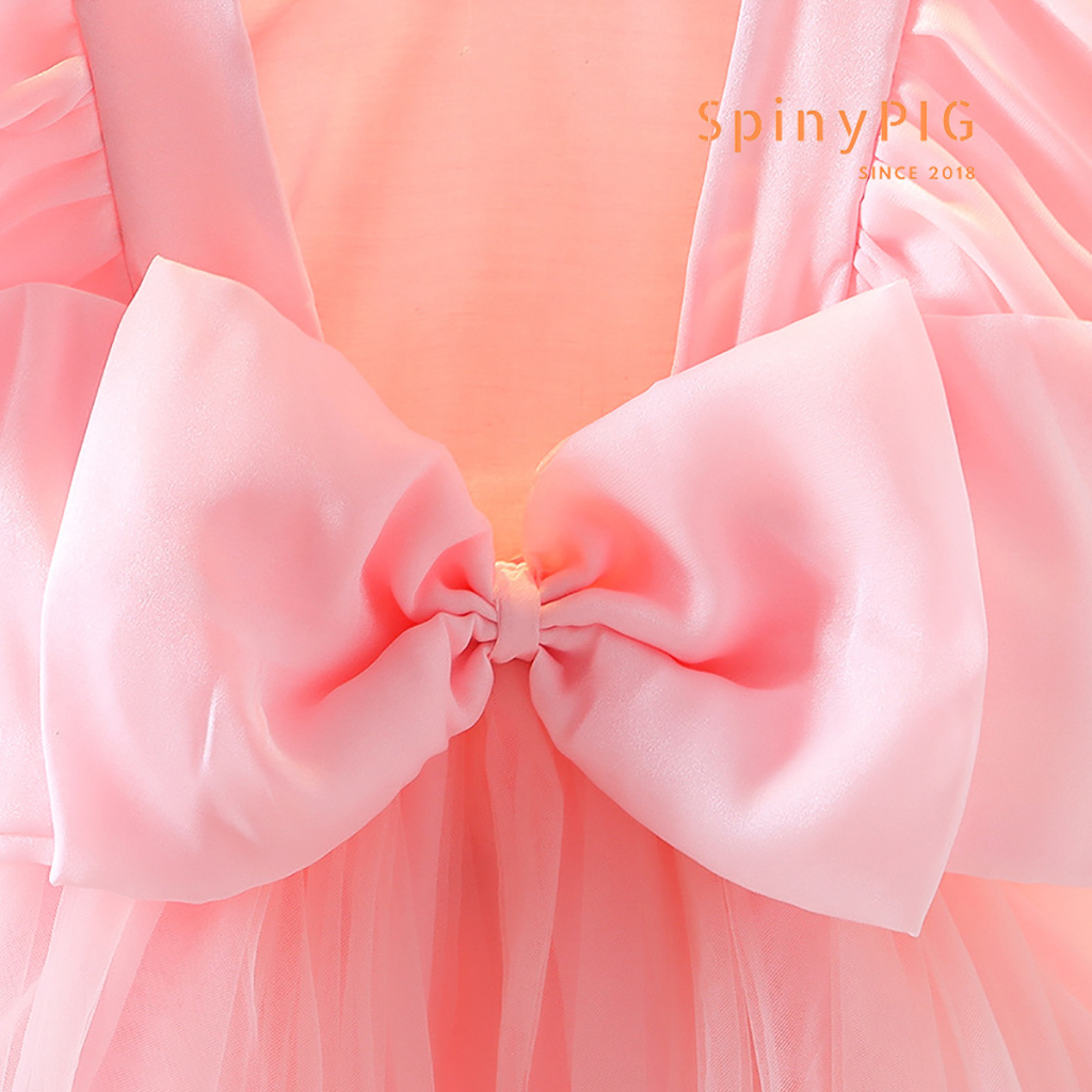 Váy cho bé gái 0-4 tuổi chất liệu ren và satin cực xinh dành cho mùa hè thu