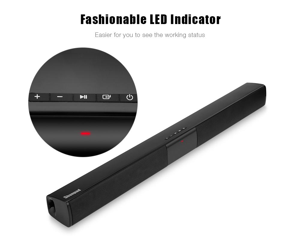 40W Bluetooth Loa Nhà hát Home Subwofer Infrared Control Control Tv Soundbar Radio Radio Echo Wall Center Music Center Color: 330 mm BS28A