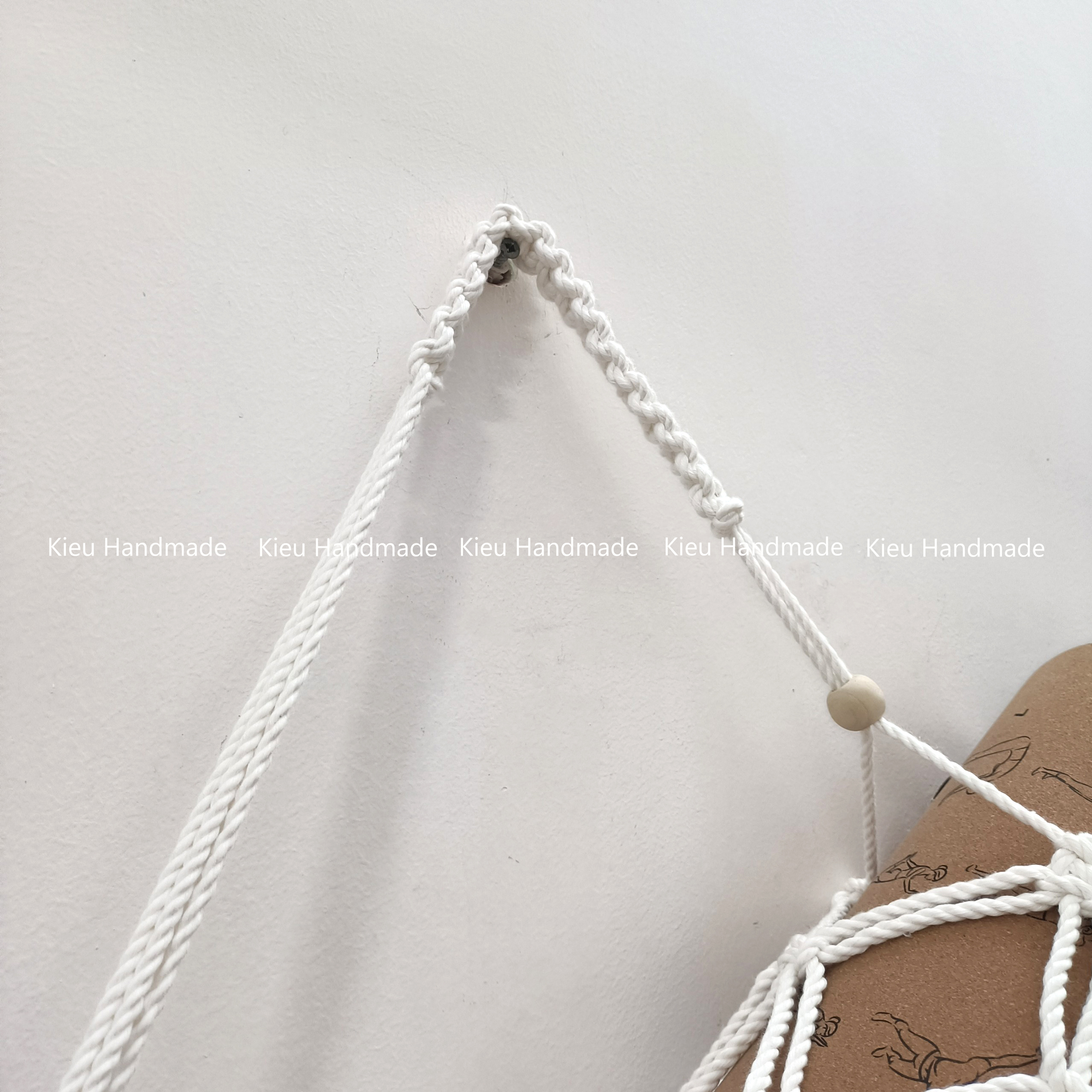Túi đựng thảm yoga Macrame handmade - ẢNH THẬT