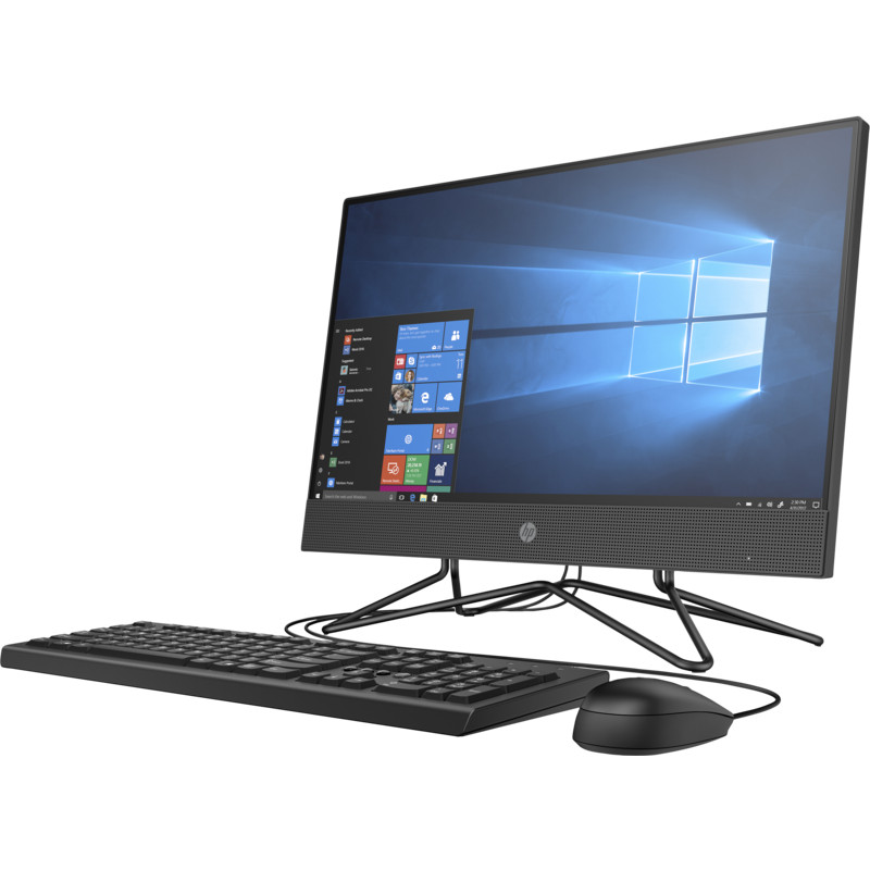 Máy tính để bàn HP 200 Pro G4 AIO Non Touch (Core i5-10210U, 8GB RAM, 256GB SSDD, DVDRW, Intel UHD Graphics, 21.5&quot;FHD, Win 10 Home 64)_2J861PA - Hàng Chính Hãng