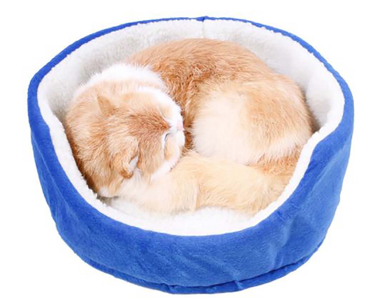 Nệm Ngủ Tròn Siêu Êm Cho Chó Mèo Nhỏ (Giao Màu Ngẫu Nhiên)