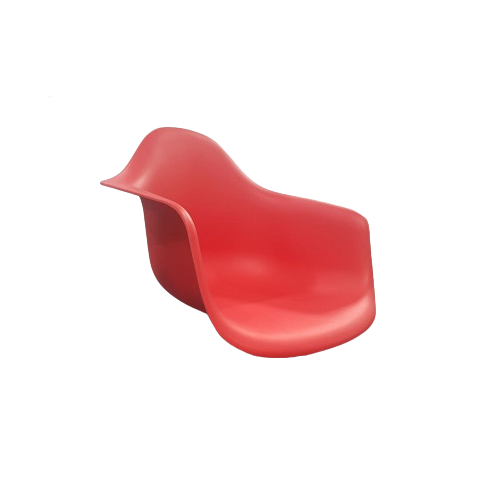 Mặt ghế Eames có tay - Đỏ