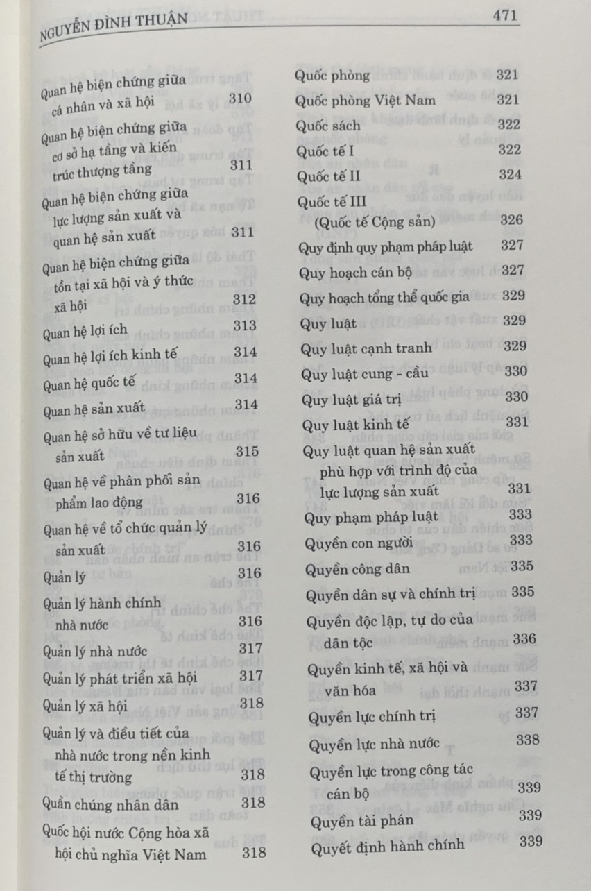 Sách - Thuật ngữ lý luận chính trị