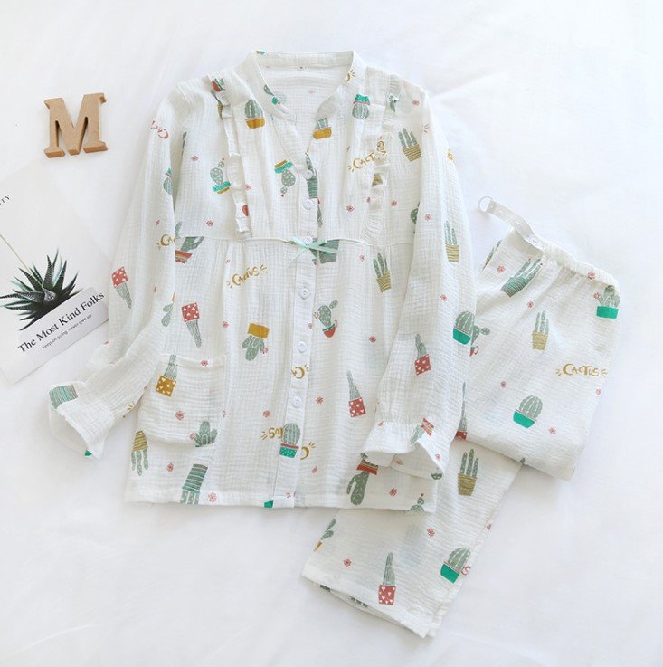 Bộ Đồ Bầu Và Cho Con Bú, Pijama Sau Sinh Azuno AZ2309 Chất Đũi Mềm Mại, Có Khe Mở Ngực Hàng Cao Cấp Cho Mẹ