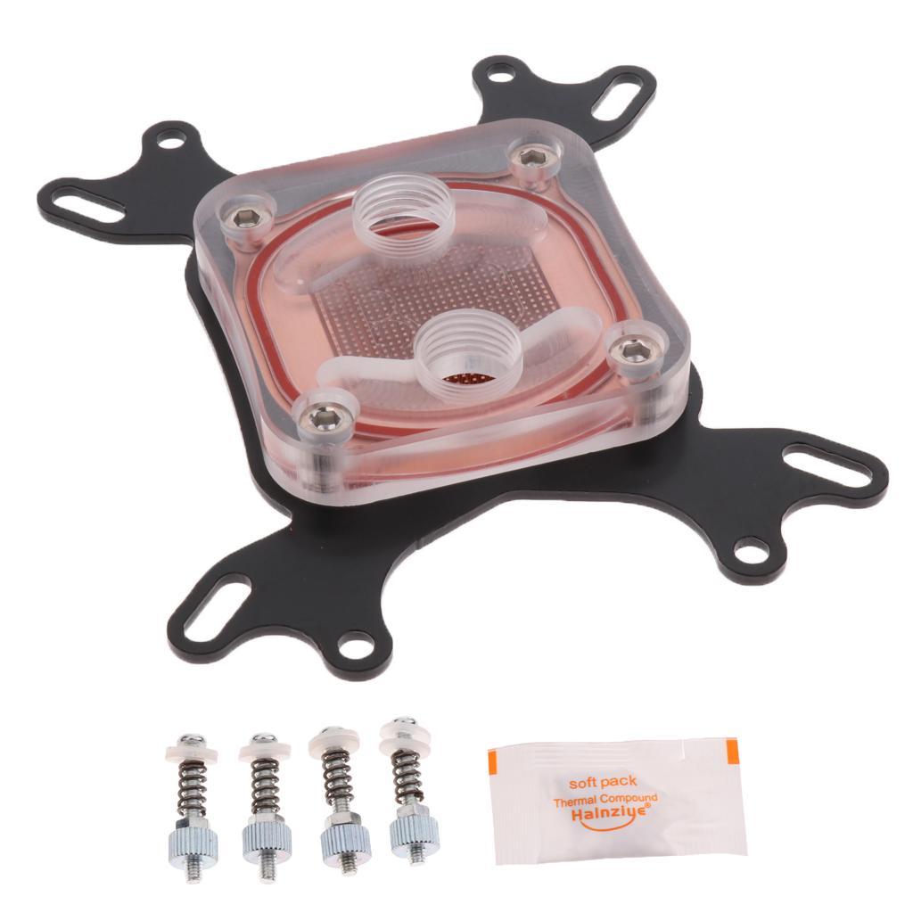 Professional CPU  Water Cool Block For INTEL 775/1150 Computer#3