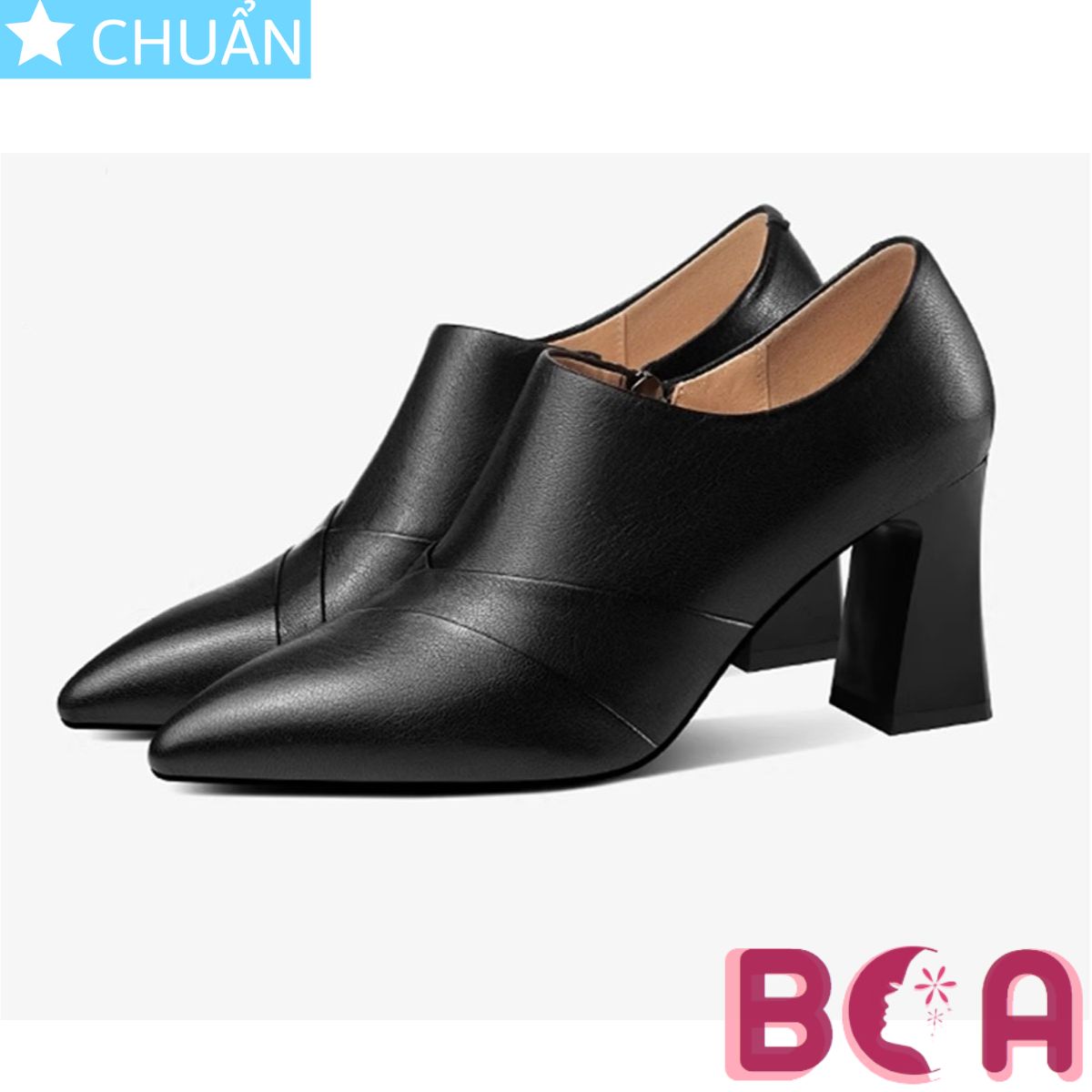 Giày boots nữ cổ ngắn mũi nhọn 7p RO590 ROSATA tại BCASHOP thiết kế đơn giản nhưng sang trọng, không cầu kì mà khí chất