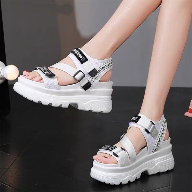 Sandal nữ,sandal quai chéo Ulzang FS kiểu dáng thời trang