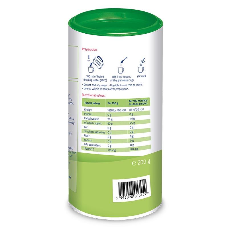 Trà cốm hoa quả Burine tầm xuân, việt quất 200g