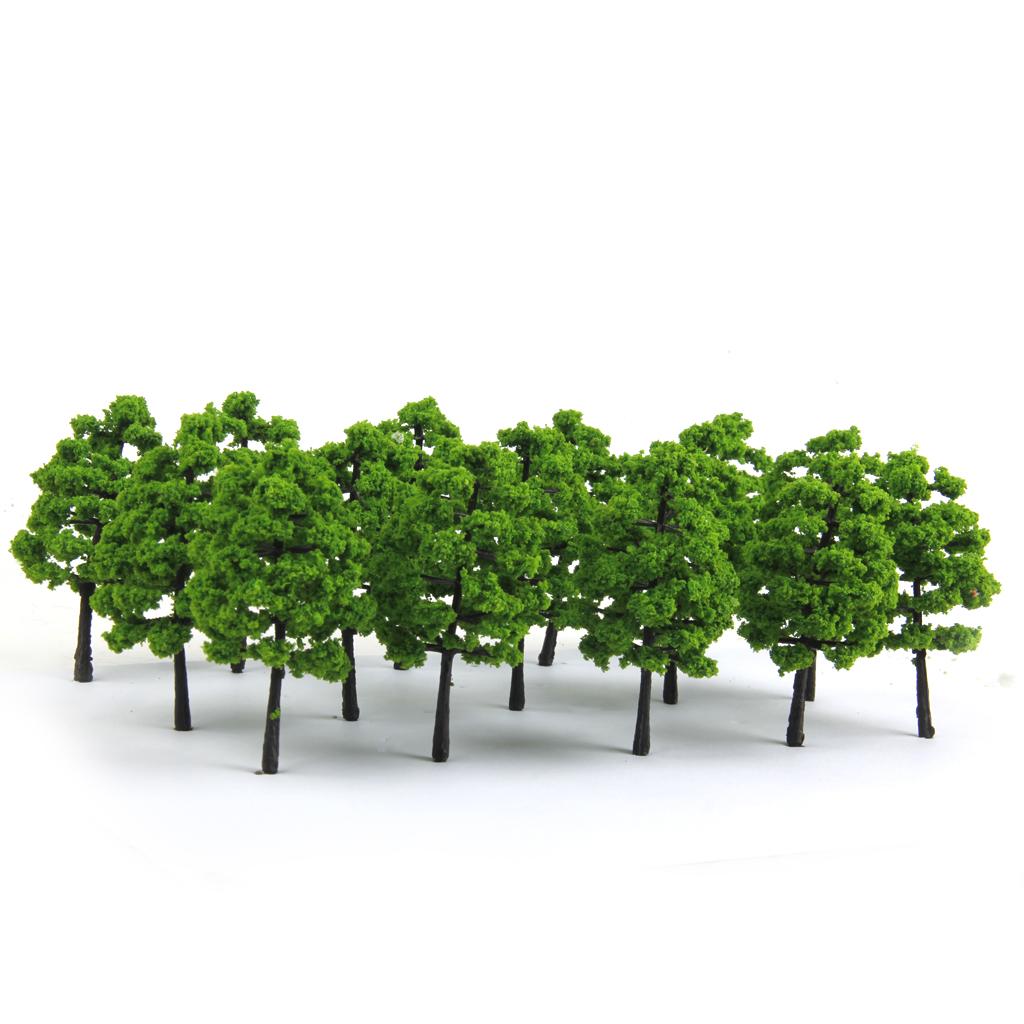 20x Model Trees Scenery 1:100 HO Scale Tree Landscape Layout