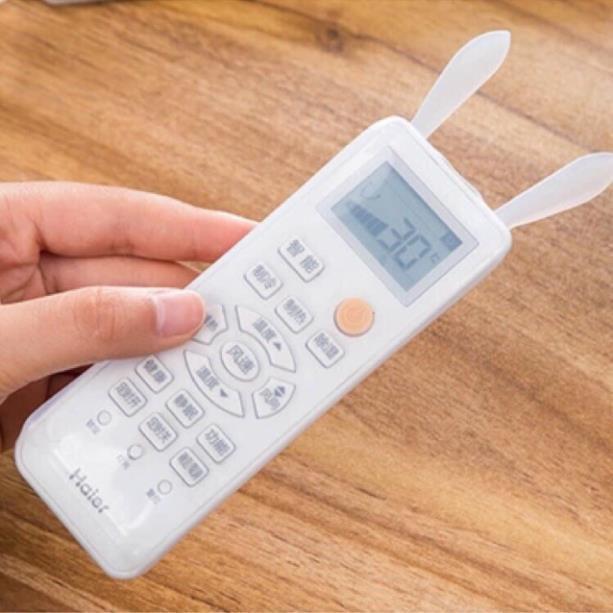 Bộ 2 bọc điều khiển remote tivi máy lạnh bằng chất liệu nhựa silicon dẻo trong suốt