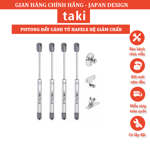 Ty Thủy Lực Giảm Chấn Hiệu HAFELE, Pít tông cánh tủ, Tay Nâng Piston Thủy Lực, Tay Nâng Cánh Tủ - Có Thợ Lắp