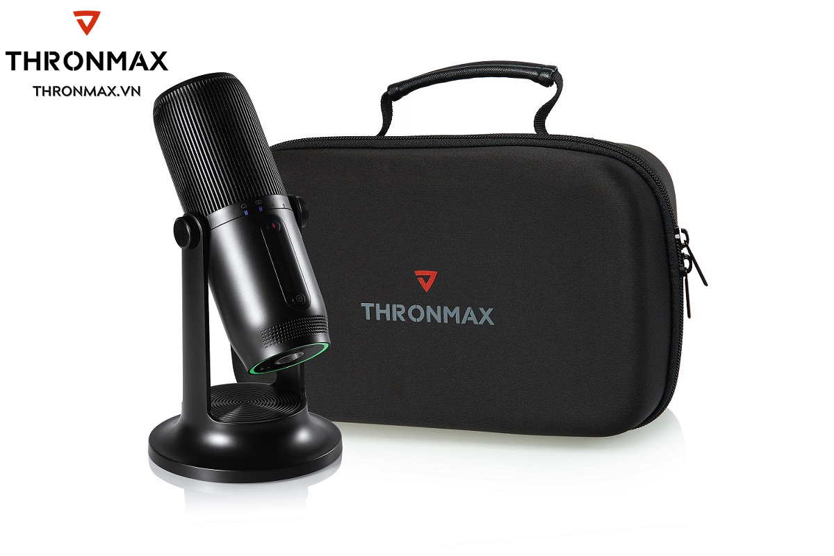 Bộ KIT Microphone Thronmax Mdrill One Pro M2P Black - Hàng chính hãng