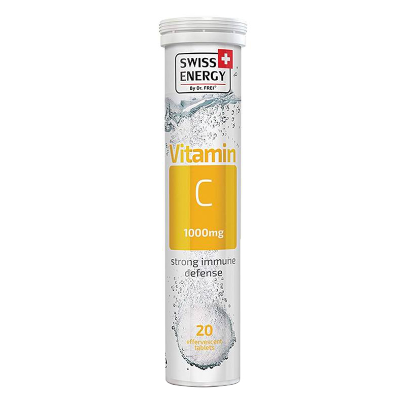 Viên sủi bổ sung vitamin C tăng cường sức đề kháng Swiss Energy Vitamin C 1000mg