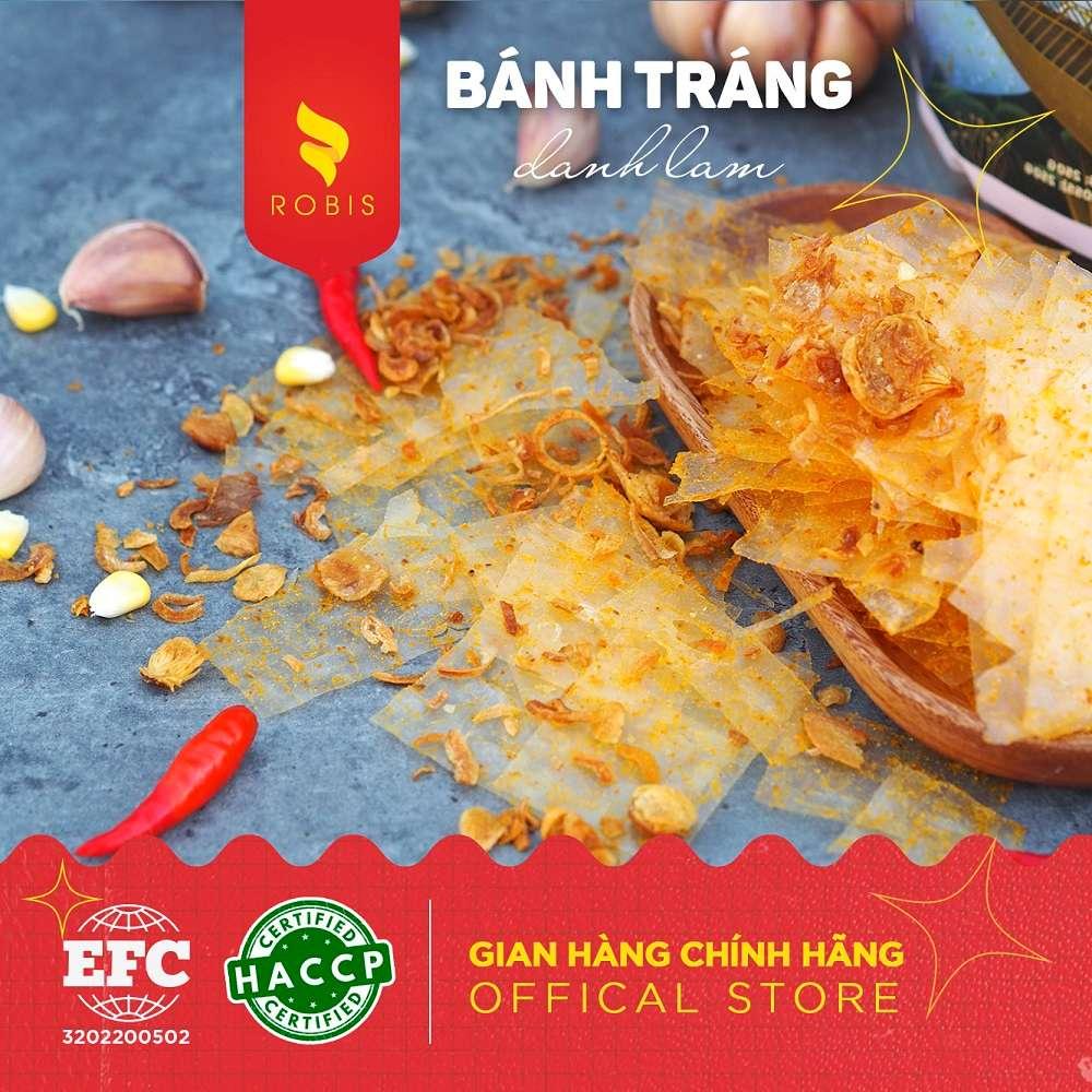 Bánh tráng trứng muối ROBIS đậm đà gia vị thơm ngon 250g