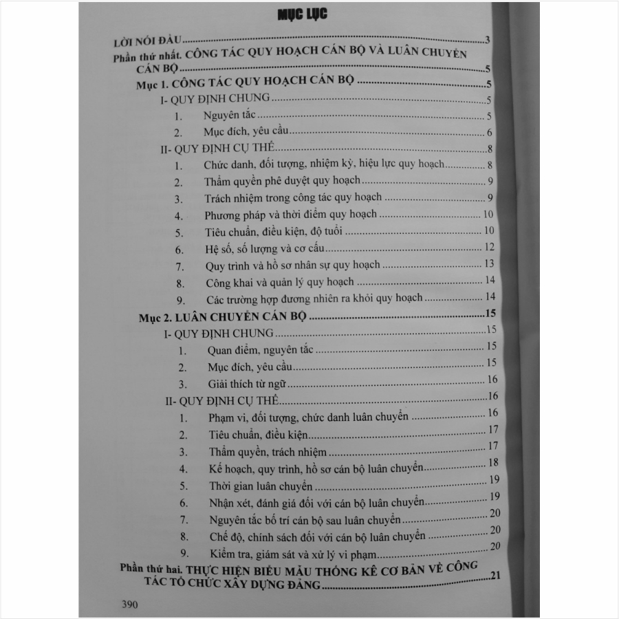 Sổ Tay Công Tác Đảng - Hướng Dẫn Thực Hiện Biểu Mẫu Thống Kê Cơ Bản Về Công Tác Tổ Chức Xây Dựng Đảng