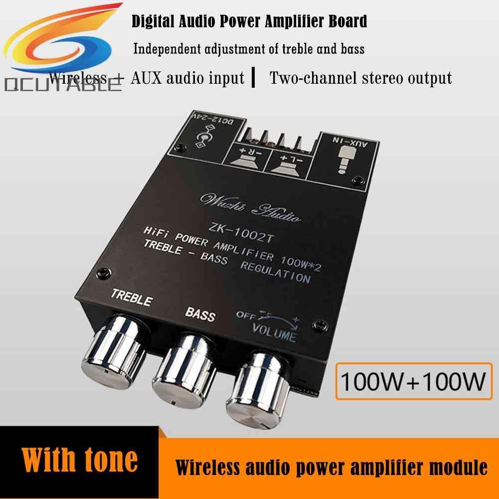 Bảng Mạch Khuếch Đại Âm Thanh ZK-1002T HIFI 2.0 Kênh 100Wx2 Chuyên Dụng
