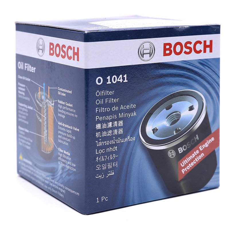 Lọc Nhớt Bosch O 1041 Cho Cruze, Orlando, Trax, Lacetti, Aveo, OE Number: 15601 13010