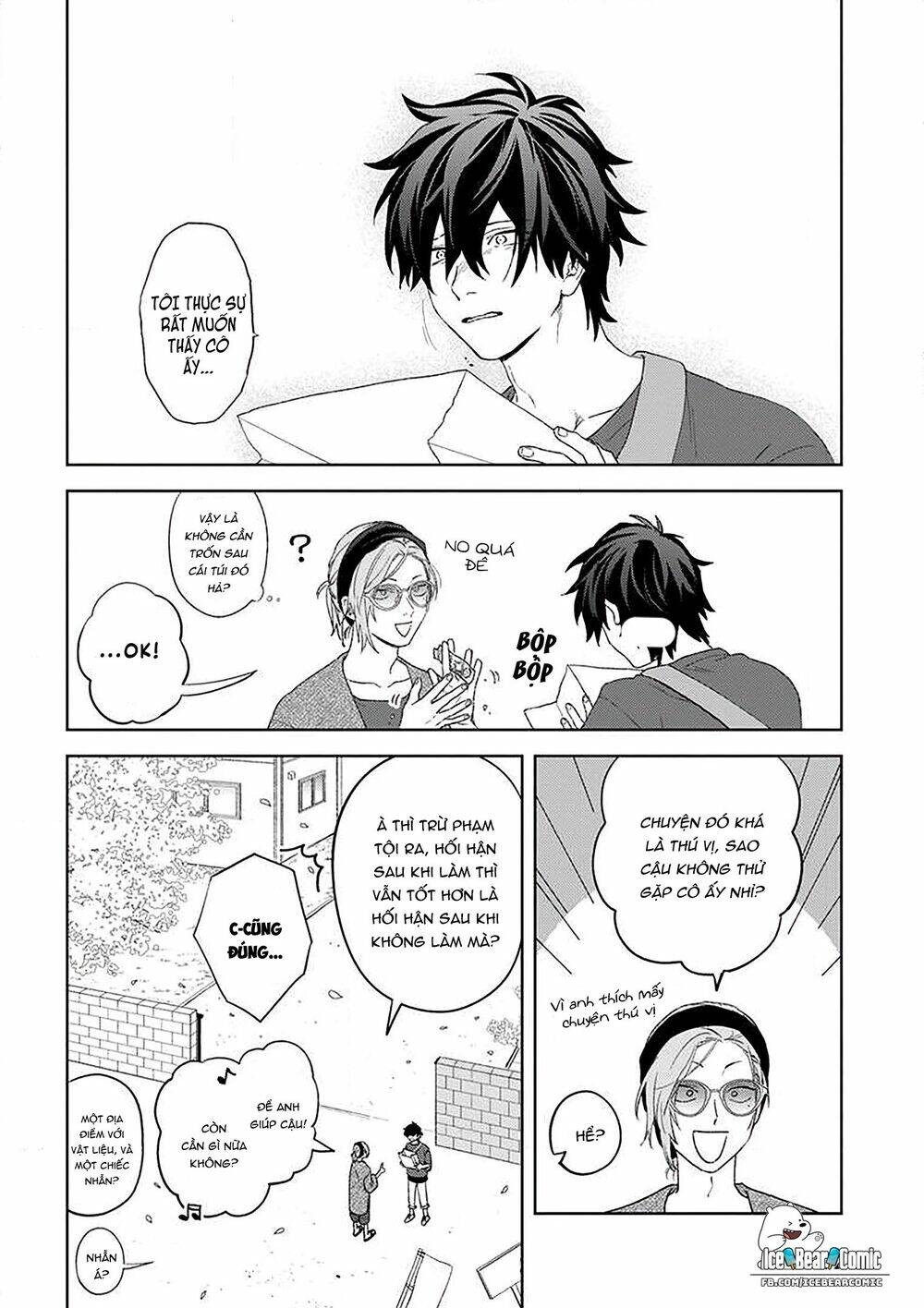 chàng túi giấy đang yêu chapter 14 10