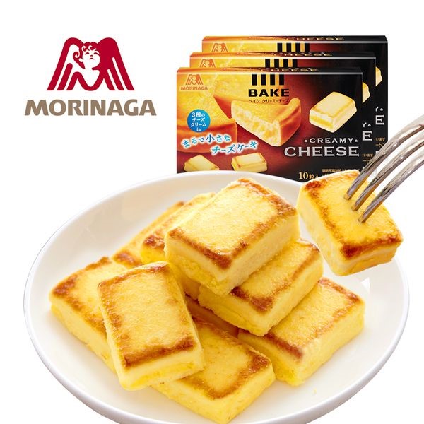 Bánh Morinaga BAKE Creamy Cheese vị Phomai nướng (38gr - 10 viên)