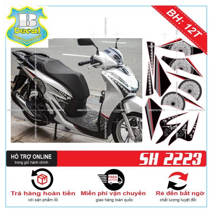 Tem rời dành cho TRỐNG ĐỒNG SH 2020 DÁN XE TRẮNG