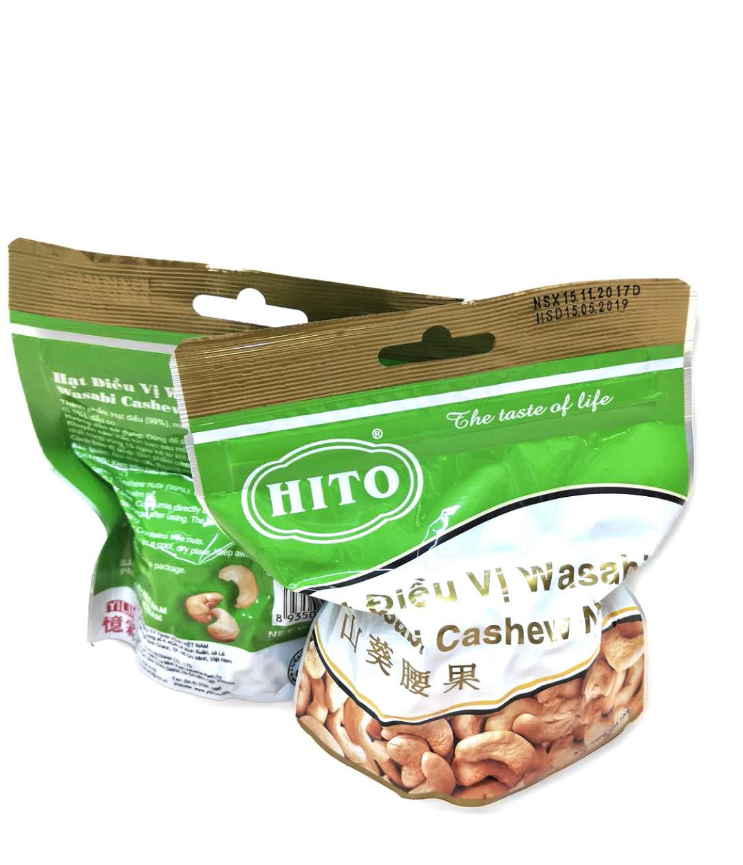 HẠT ĐIỀU VỊ WASABI - HITO 100G CAY NỒNG HÒA VỊ