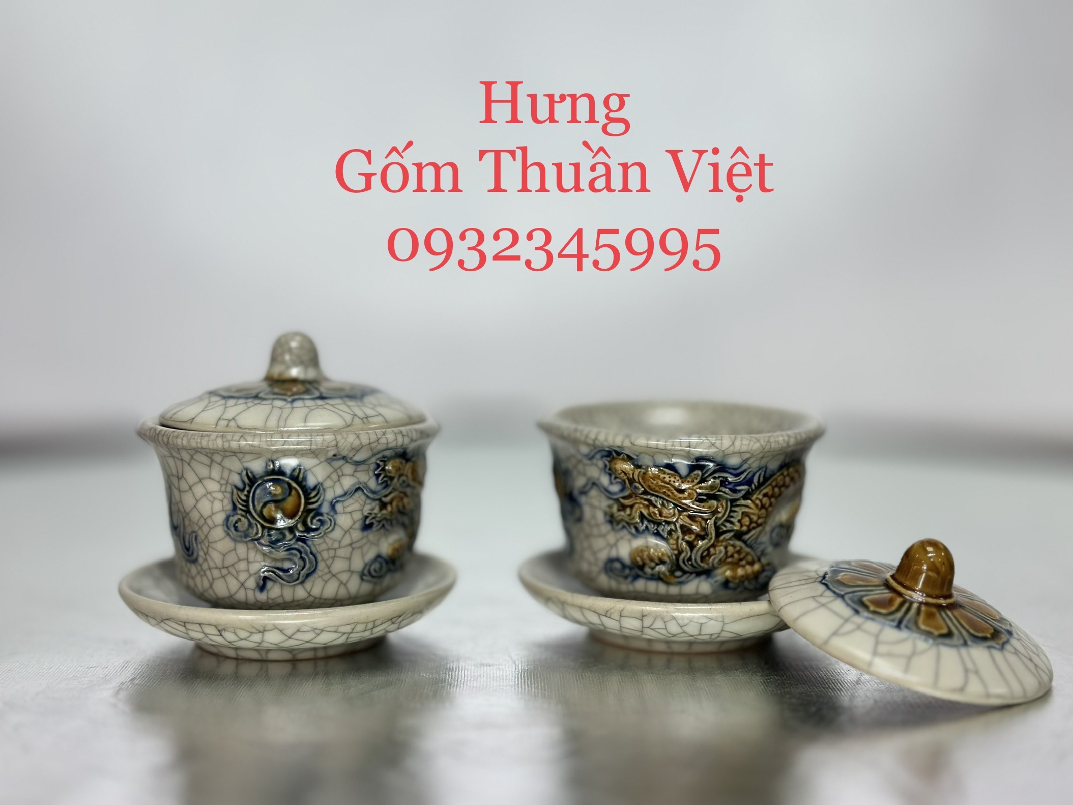 Bát Sâm Thờ Cúng Men Rạn Bát Tràng - Nghệ nhân chế tác