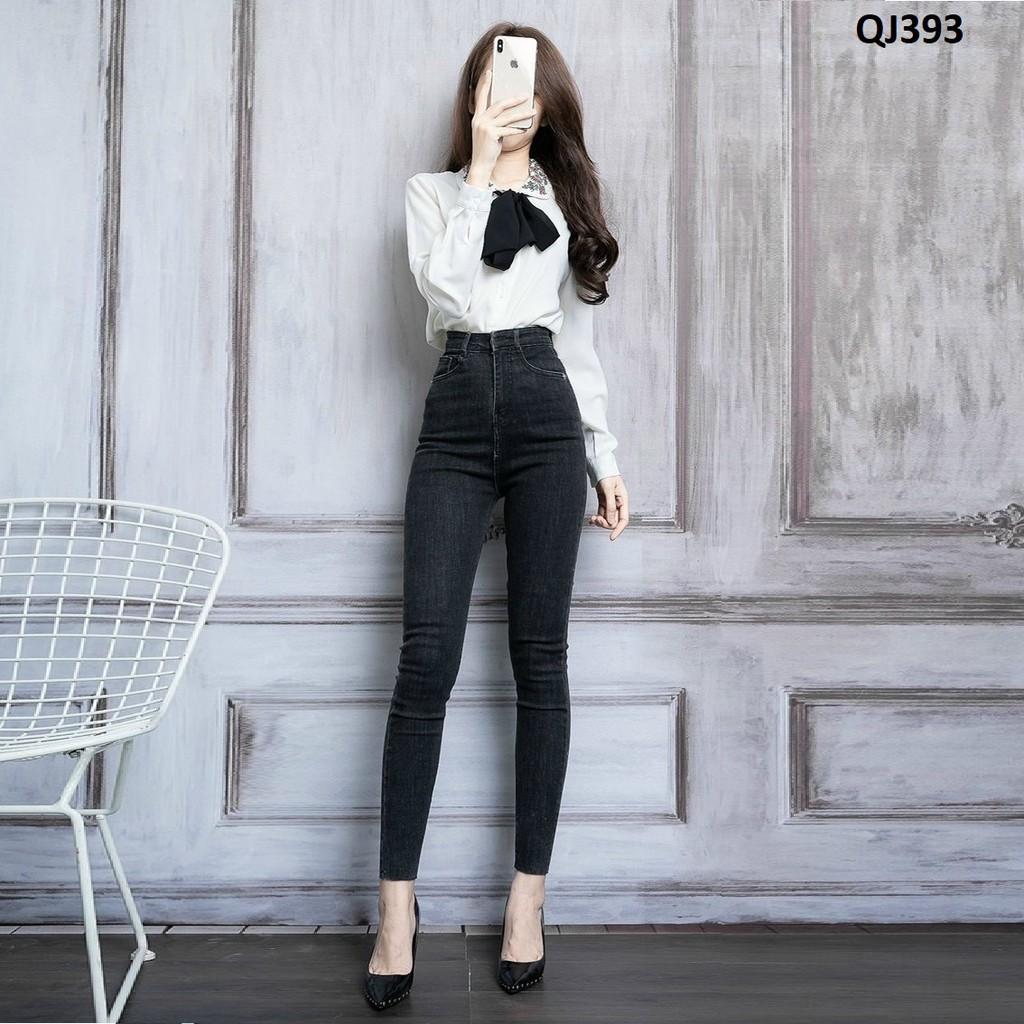 Quần Jeans Skinny Lưng Siêu Cao Dáng Đẹp QJ393