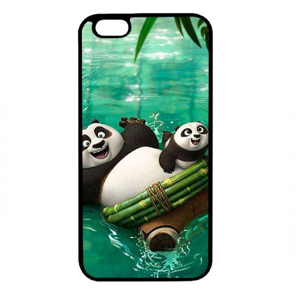 Ốp lưng dành cho điện thoại Iphone 6 Plus PANDA Bơi