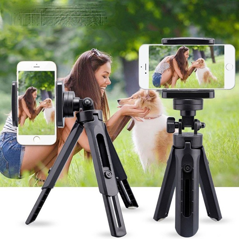 Giá đỡ điện thoại mini 3 chân, tripod support MT01 xoay 360 độ