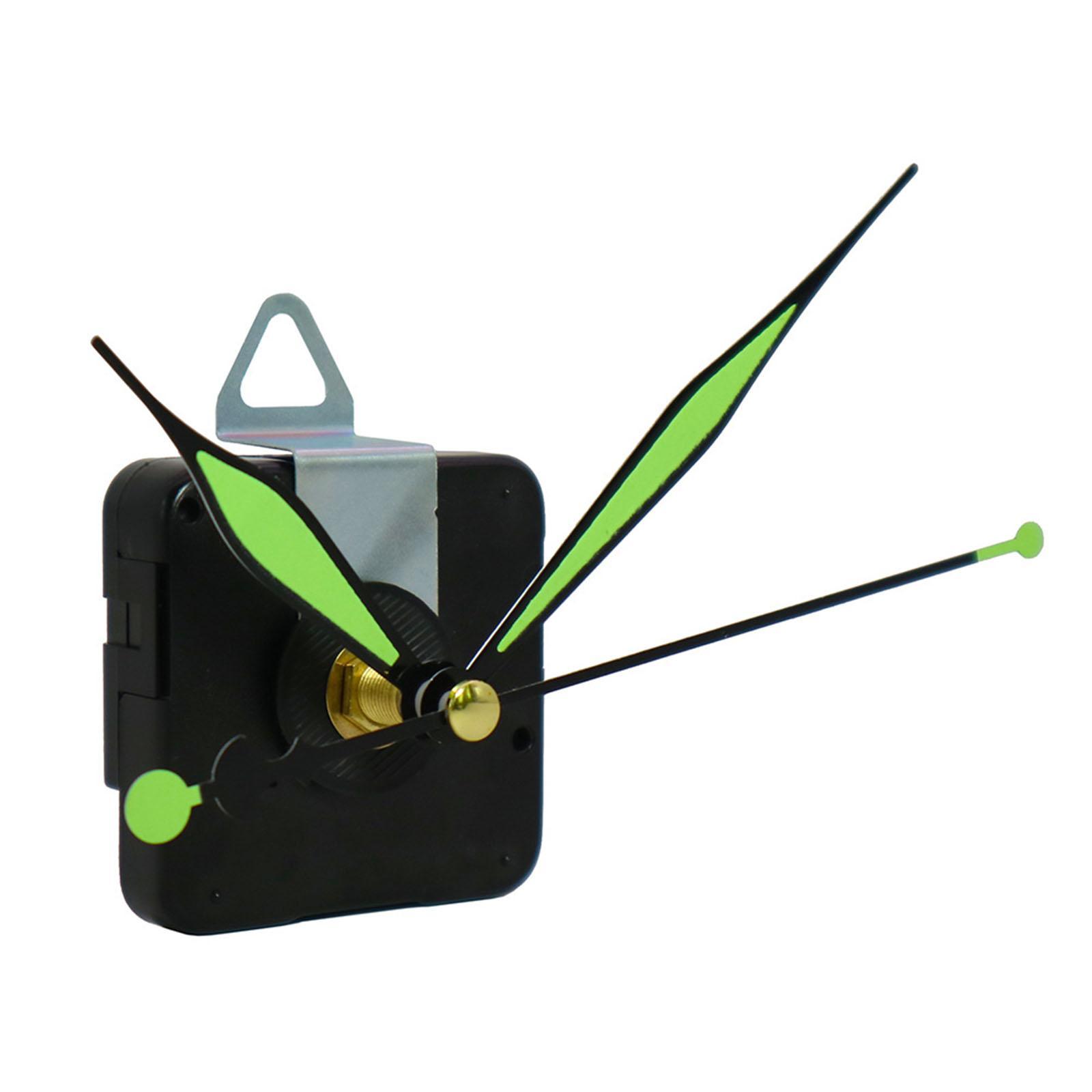 4X Black Wall Clock 3268 Movement Mechanism Hands Wall Repair Tool Parts