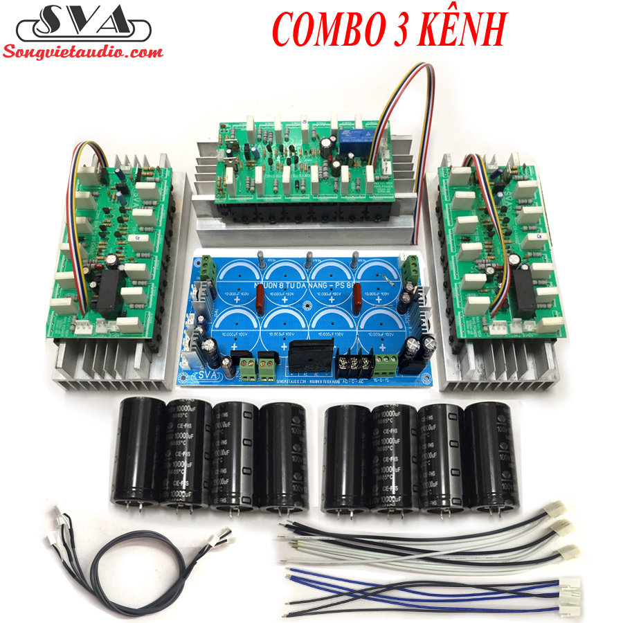 COMBO 3 KÊNH + MẠCH NGUỒN 8 TỤ ĐA NĂNG