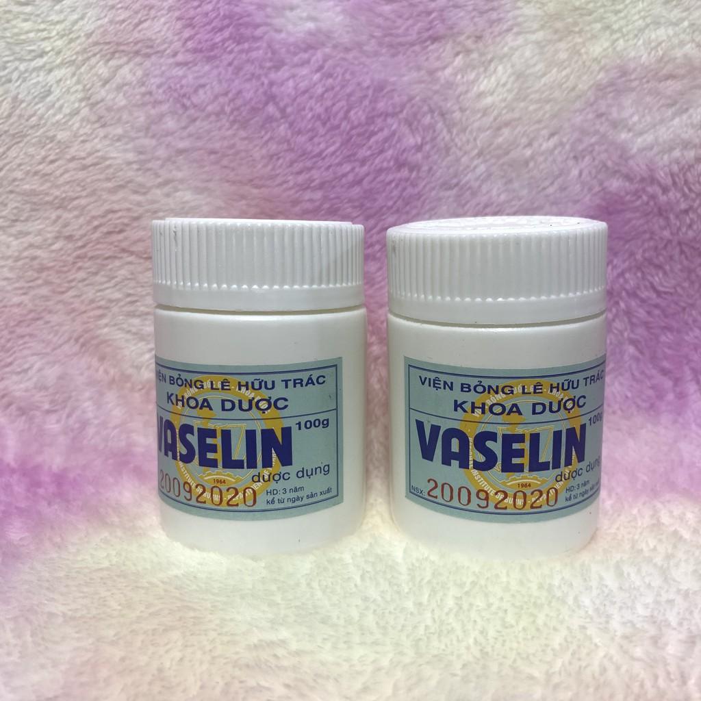 Kem Dưỡng Ẩm Vaselin Viện Bỏng Quốc Gia Hộp 100g, Sáp Chống Nẻ Làm Mềm Da An Toàn Cho Trẻ Nhỏ