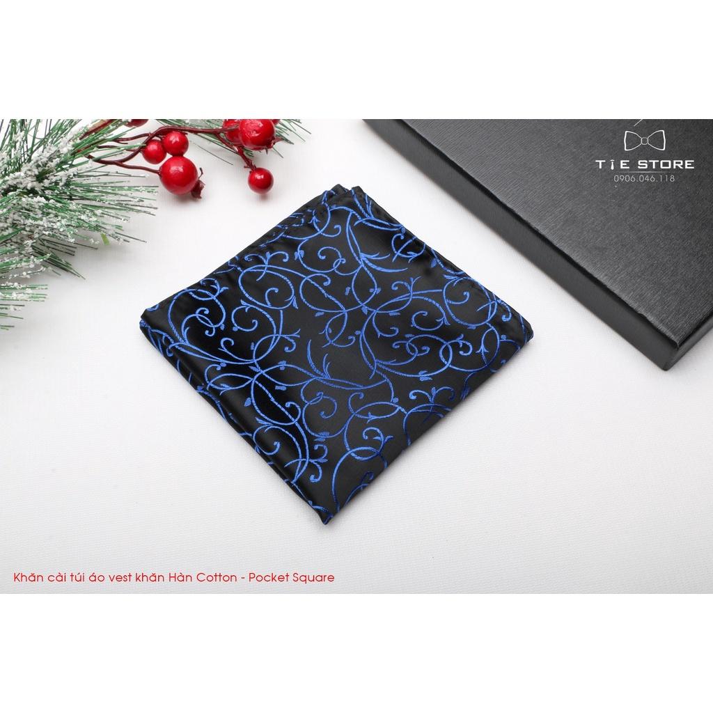 Khăn cài túi áo vest Hàn Quốc- khăn cài túi áo vest