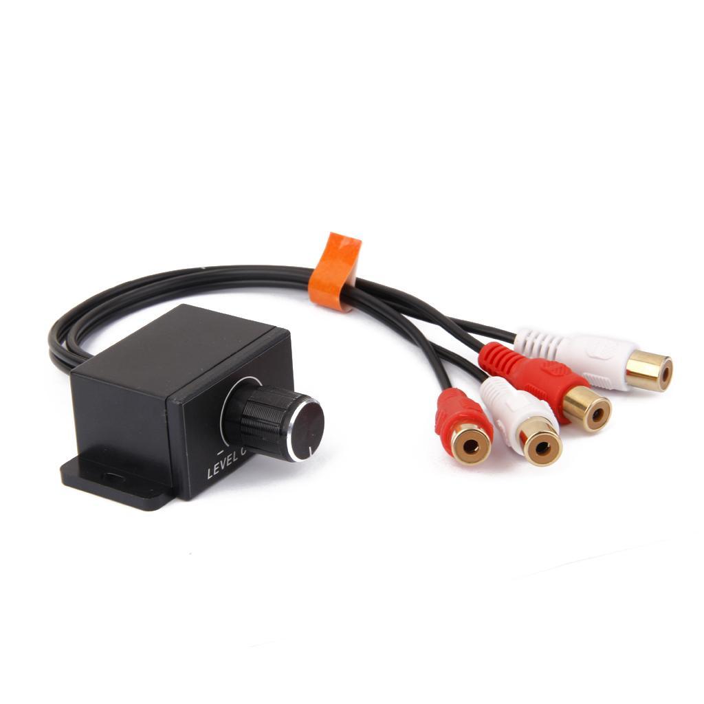 Universal Car Audio  Bass  Level Subwoofer Volume Control Knob