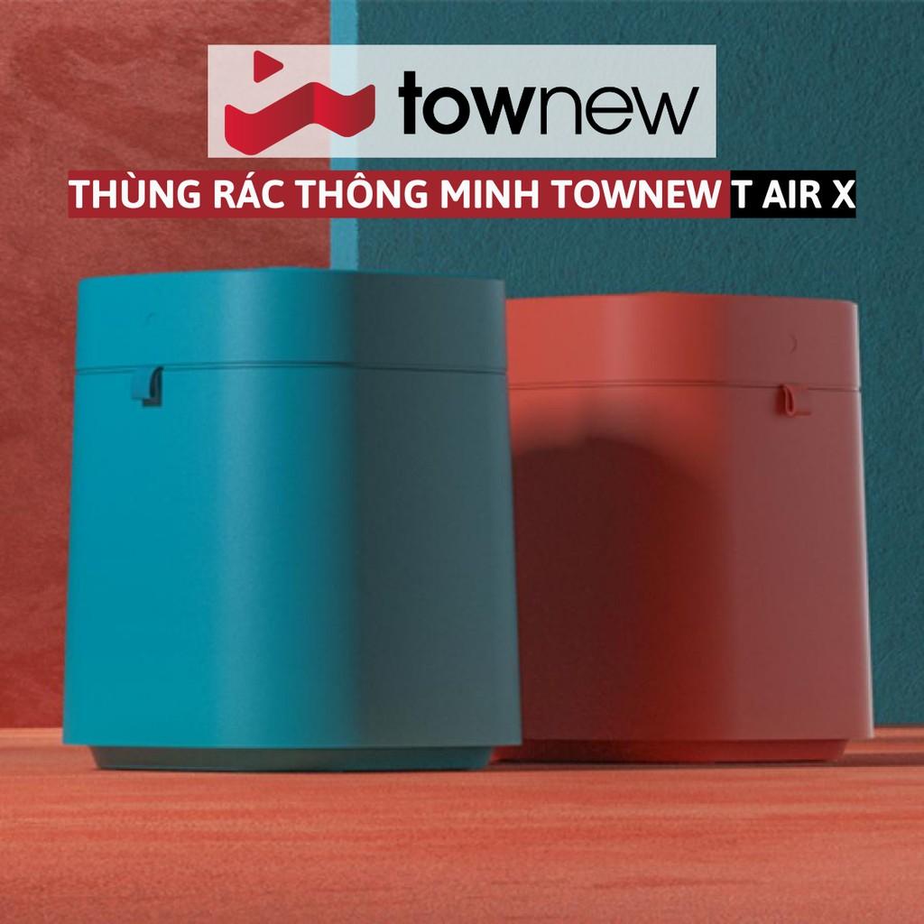 Thùng rác thông minh TOWNEW T AIR X 1.5L (Color) - Tự đồng hàn túi, đóng mở nắp - Hàng chính hãng, bản quốc tế (chuẩn CE)